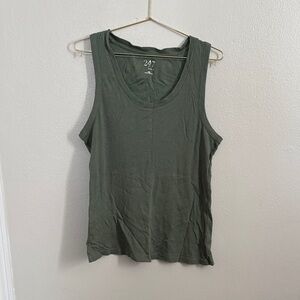 247 Women's Forest Green Tank Top